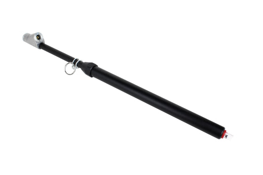 Dual Foot Straight Lock-On Chuck Service Gauge, Matte Black Poly Finish -13" 10-160 PSI