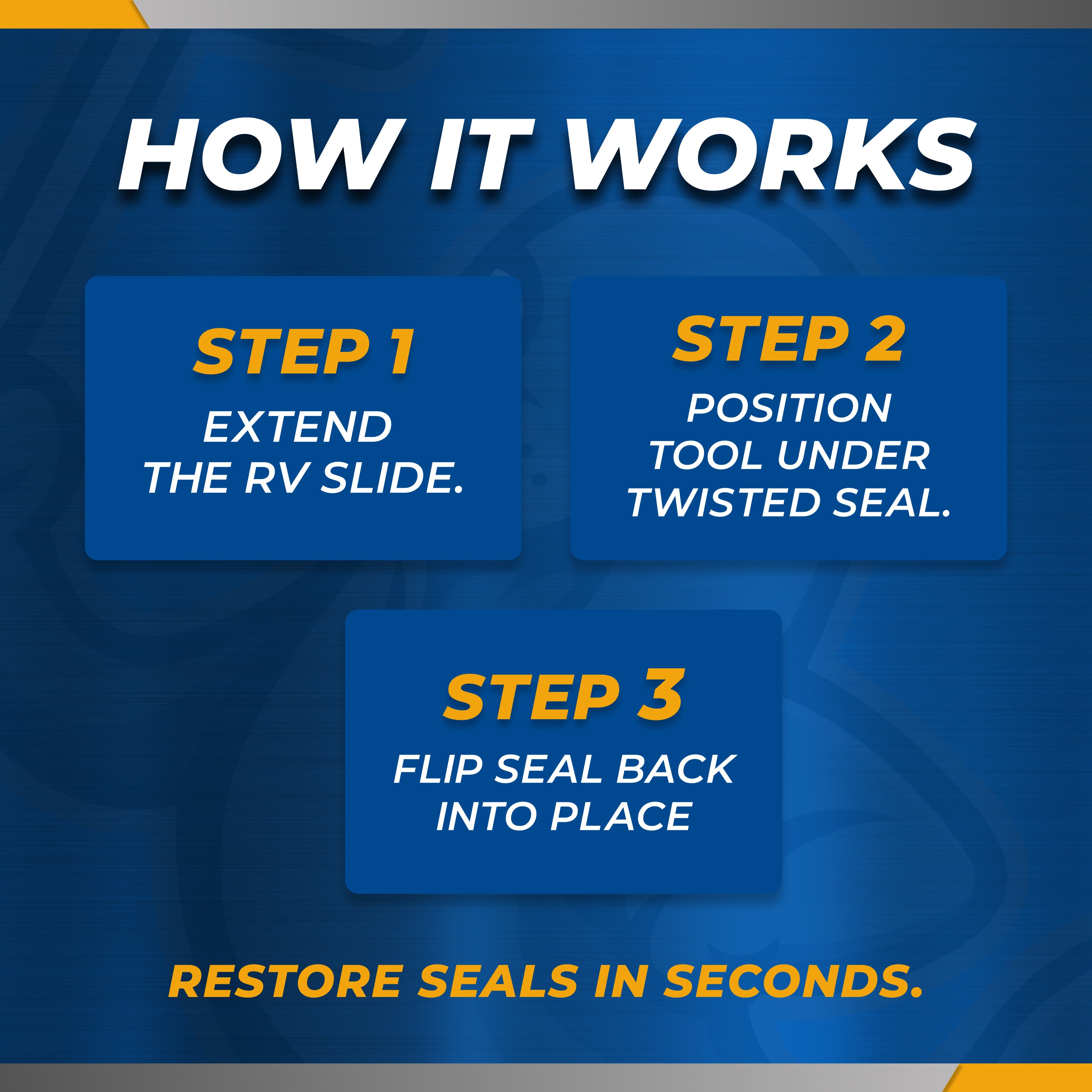 RV Slide-Out Seal Flipper™ Tool – LT140-RV
