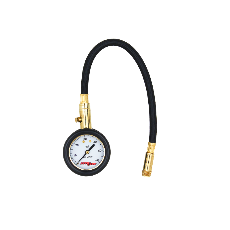 ACCU-GAGE® by Milton® Dial Tire Pressure Gauge w/ Straight Air Chuck and 11
