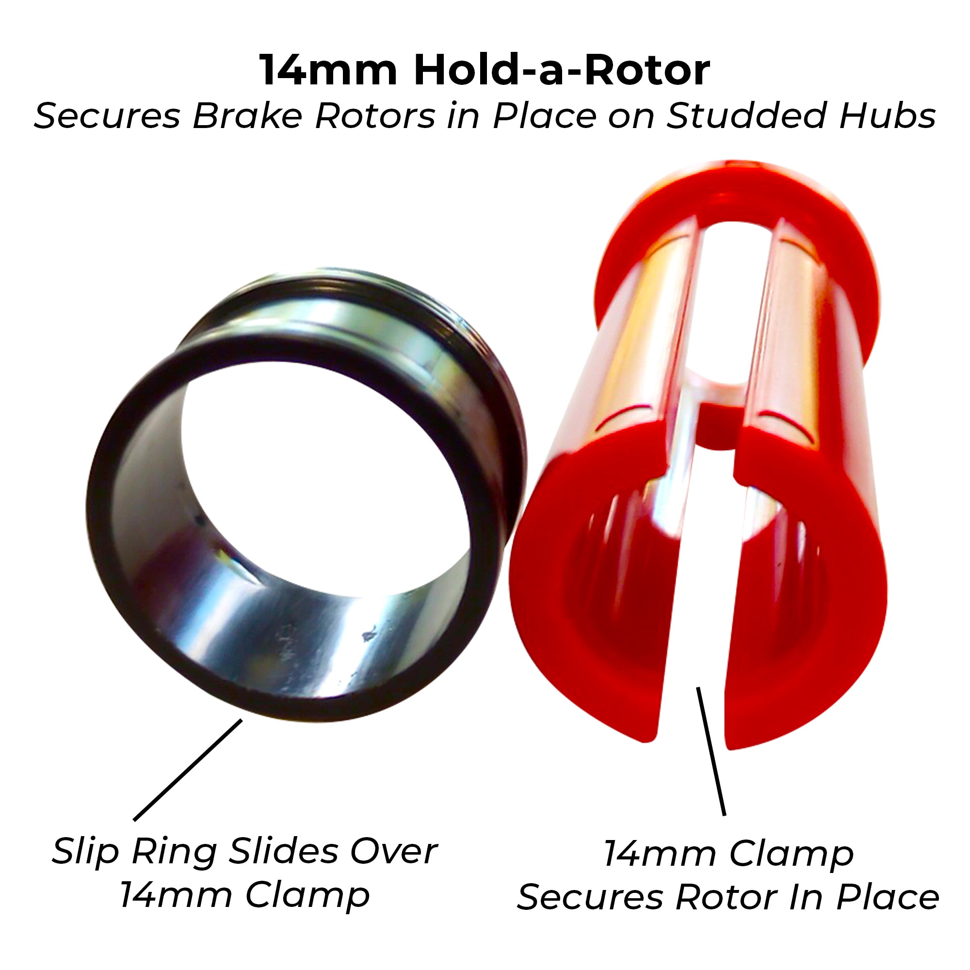 Hold-A-Rotor and Secure Disc Brake Rotors in Place on 12mm & 14mm Studded Hubs - STC71000