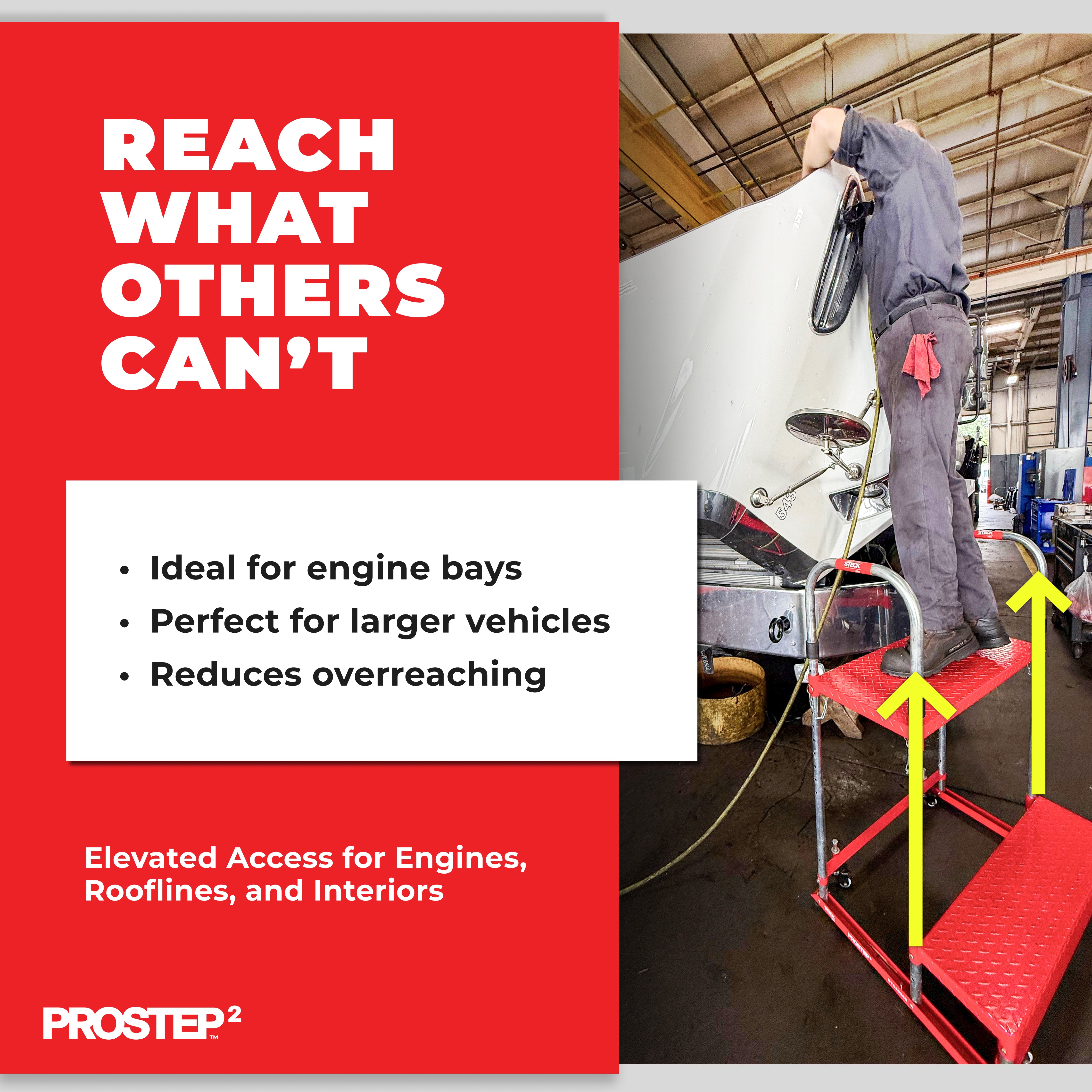 PROSTEP™2 Heavy-Duty Shop Step Platform