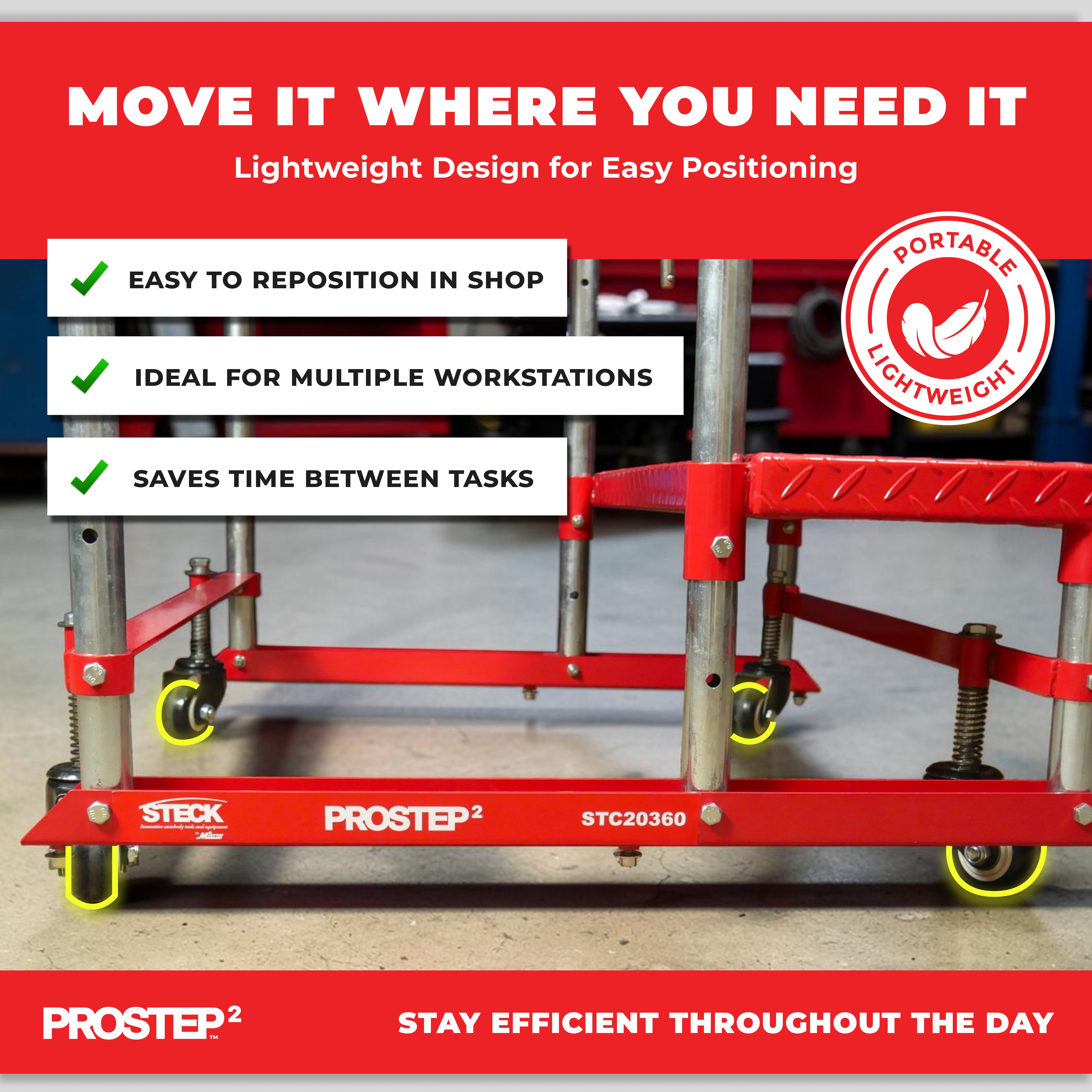 PROSTEP™2 Heavy-Duty Shop Step Platform