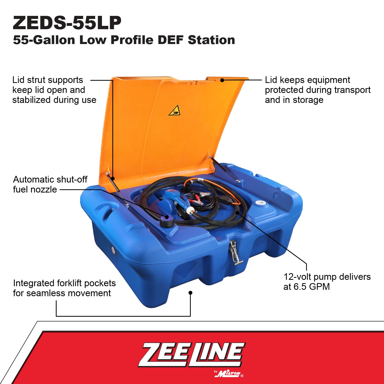 Def Only ZEDS-55LP - 55-Gallon Low-Profile Portable DEF Station – STECK ...
