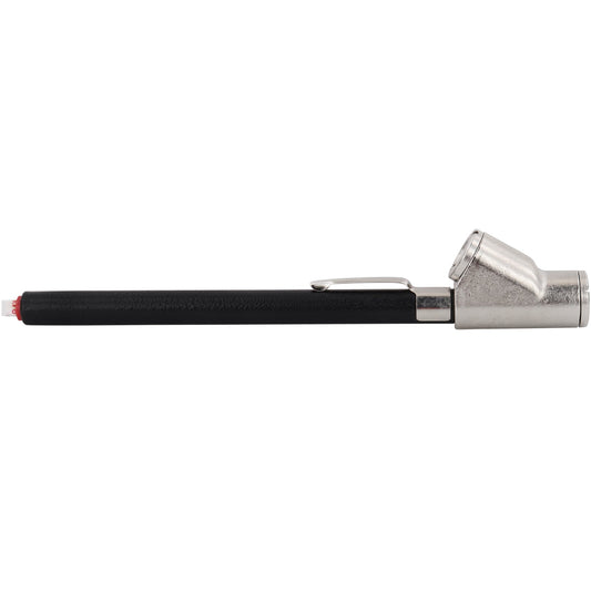Tire Pressure Gauge Dual Head Straight Foot Tire Gauge with Matte Black Poly Finish - 2-120 PSI