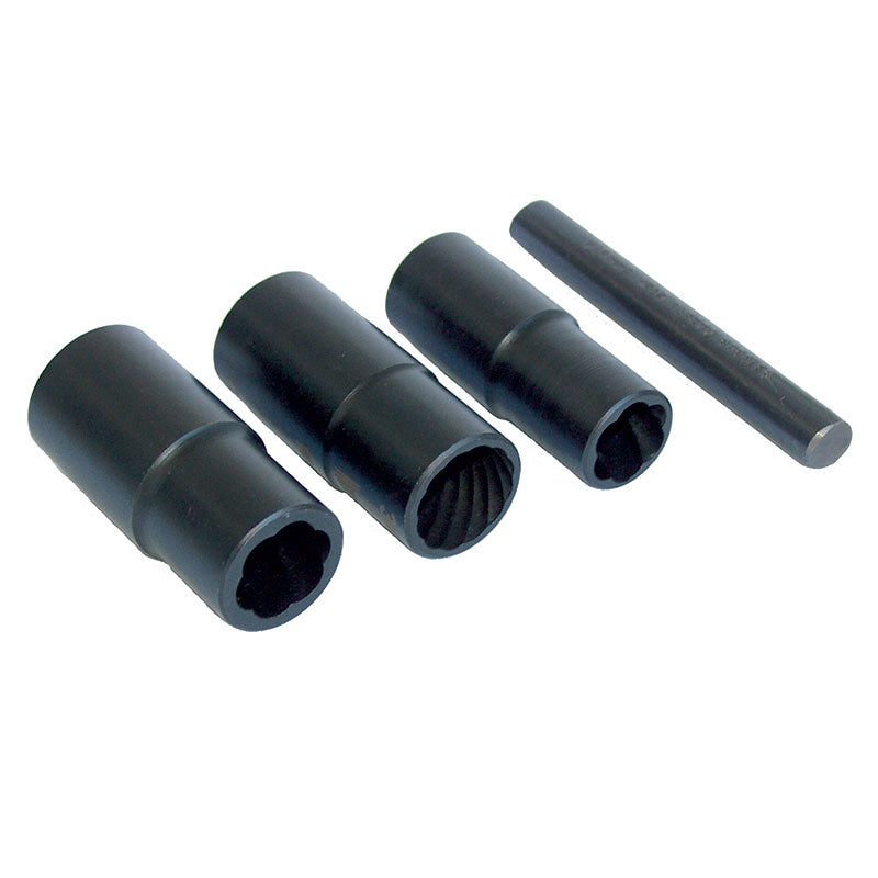 Twist Socket Lug Nut Removal System - 4 Piece