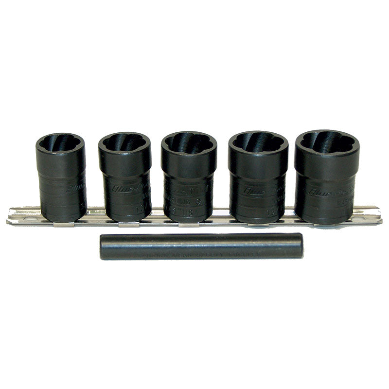 thumbnail image 2 of 11-Piece Damaged Lug Nut & Lock Remover Set – Twist Socket Screw Extractor, 3/8 Drive 2 of 5