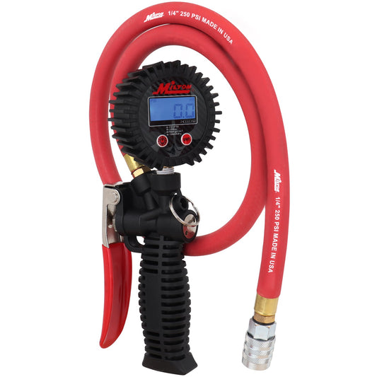 Pro Digital Tire Inflator/Pressure Pistol Grip Gauge, KWIK-CHANGE® Safety Chuck, 36" Hose