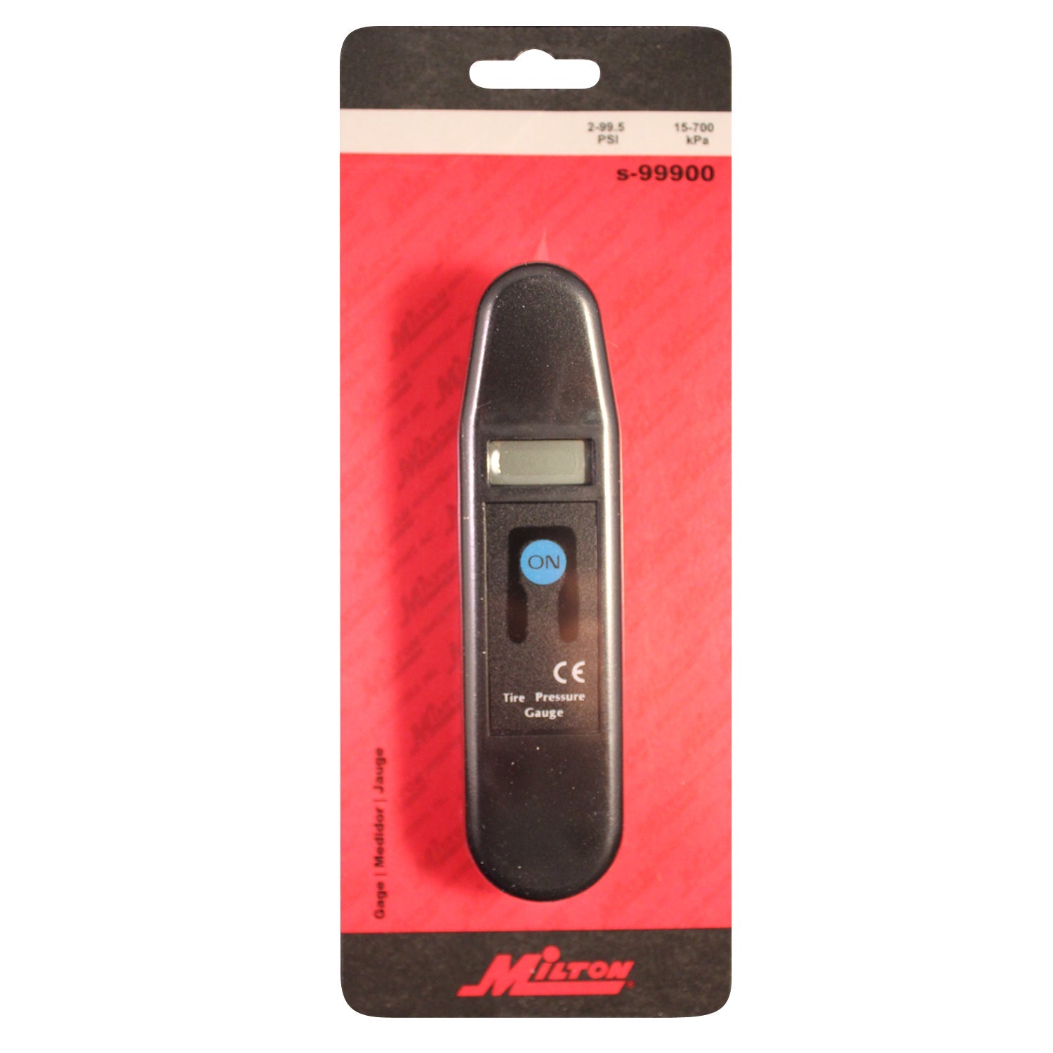 Single Head Chuck Digital Tire Gauge (Single Retail Pack)